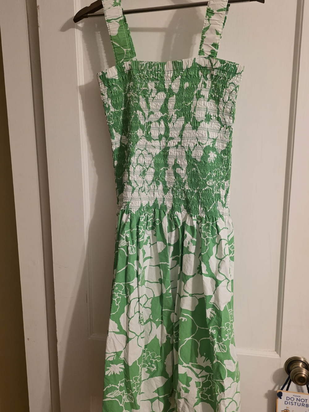 Rails Seville Green Lotus Floral Smocked Midi Dress - Picture 4 of 6